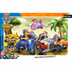 Nathan Puzzle cadre 15 p - En route avec la Pat’Patrouille, 15 pièce(s), 3 an(s)