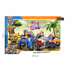 Nathan Puzzle cadre 15 p - En route avec la Pat’Patrouille