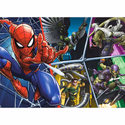 Nathan Puzzle 45 p - Spider-man contre les méchants
