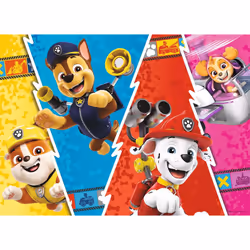 Nathan Puzzle 60 p - La Pat'Patrouille colorée