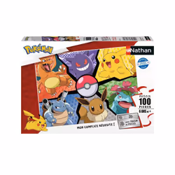 Nathan Puzzle 100 p - Pikachu, Evoli et compagnie, 100 pièce(s), 6 an(s)