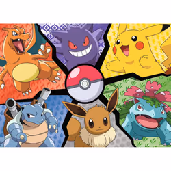 Nathan Puzzle 100 p - Pikachu, Evoli et compagnie