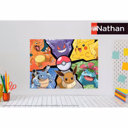 Nathan Puzzle 100 p - Pikachu, Evoli et compagnie - Vue supplémentaire 6