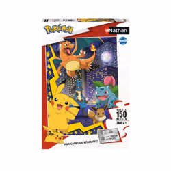 Nathan Puzzle 150 p - La ville des Pokémon