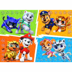 Nathan puzzle 60 p - Rencontre avec les Supers chats / Pat'Patrouille
