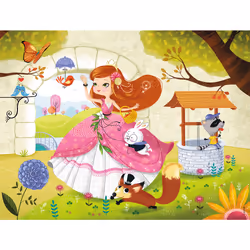 Nathan Puzzle 30 p - La princesse et ses amis