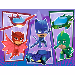 Nathan Puzzle 30 p - Les Pyjamasques et leurs super-véhicules