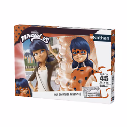 Nathan Puzzle 45 p - Marinette vs Lady Bug / Miraculous, 60 an(s)