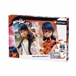 Nathan Puzzle 45 p - Marinette vs Lady Bug / Miraculous