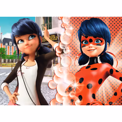 Nathan Puzzle 45 p - Marinette vs Lady Bug / Miraculous