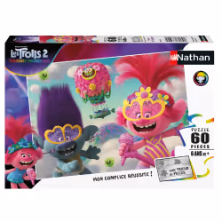 Ravensburger Puzzle 60 p - Poppy et Branche / Trolls 2, 6 an(s)
