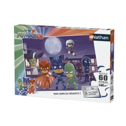 Nathan Puzzle 60 p - Les Pyjamasques contre les super-méchants