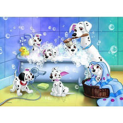 Ravensburger Puzzle 60 p - Tous au bain ! / Disney 101 Dalmatiens