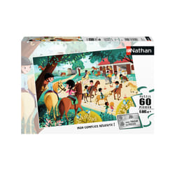 Nathan Puzzle 60 p - Bienvenue au centre équestre