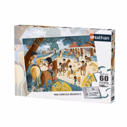 Nathan Puzzle 60 p - Bienvenue au centre équestre
