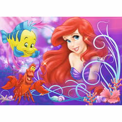 Nathan Puzzle 60 p - Jolie petite sirène / Disney Ariel - Vue supplémentaire 5