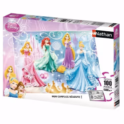 Ravensburger Puzzle 100 p - Princesses étincelantes / Disney Princesses, 72 an(s)
