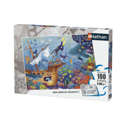 Nathan Puzzle 100 p - Le monde sous-marin