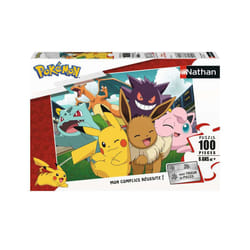 Nathan Puzzle 100 p - Pikachu et les Pokémon
