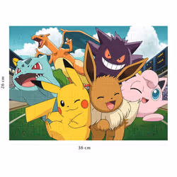 Nathan Puzzle 100 p - Pikachu et les Pokémon
