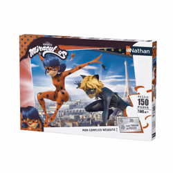Nathan Puzzle 150 p - Ladybug et Chat Noir / Miraculous, 84 an(s)
