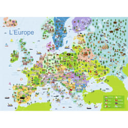 Ravensburger Nathan puzzle 150 p - Carte d'Europe