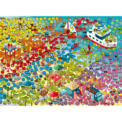 Ravensburger N 500 P - Le Monde Des Smileys À La Plage