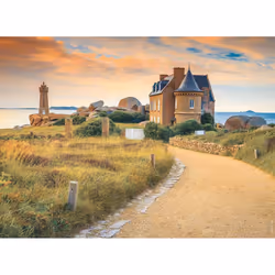 Nathan Puzzle 500 p - Vers le phare de Ploumanac’h, Bretagne