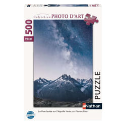 Nathan Puzzle 500 p - La Voie lactée sur l’Aiguille Verte