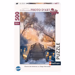 Nathan Puzzle 500 p - Chemin des lanternes, 500 pièce(s), 10 an(s)