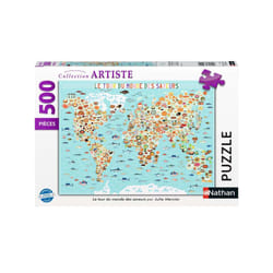 Nathan Puzzle 500 p - Le tour du monde des saveurs