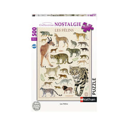 Nathan Puzzle 500 p - Les félins
