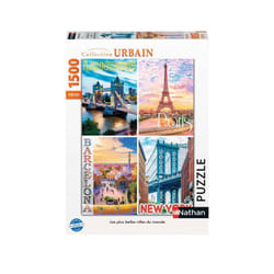 Nathan Puzzle 1500 p - Les plus belles villes du monde