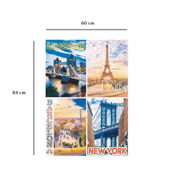 Nathan Puzzle 1500 p - Les plus belles villes du monde