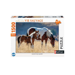 Nathan Puzzle 1500 p - Jument et son poulain