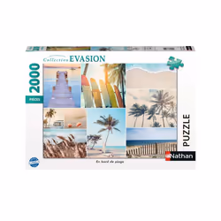 Nathan Puzzle 2000 p - En bord de plage