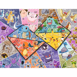 Nathan Puzzle 2000 p - Les 16 types de Pokémon