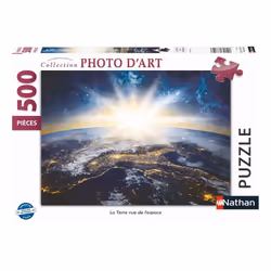 Nathan Puzzle 500 p - La Terre vue de l'espace, 500 pièce(s), 10 an(s)