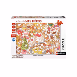 Nathan Puzzle 1000 p - Desserts gourmands, 1000 pièce(s), 12 an(s)