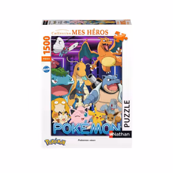 Nathan Puzzle 1500 p - Pokémon néon, 1500 pièce(s), 14 an(s)