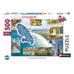Nathan Puzzle 500 p - Carte postale de La Martinique
