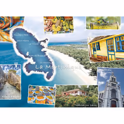 Nathan Puzzle 500 p - Carte postale de La Martinique