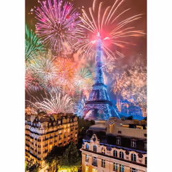 Nathan Puzzle 1500 p - Feu d'artifice du 14 juillet à Paris