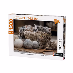 Nathan Boules de poils et pelotes de laine, 1500 pièce(s), Animaux