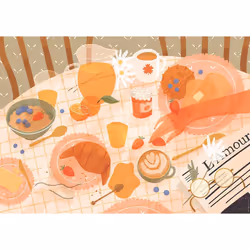 Nathan Puzzle 1500 p - Le petit-déjeuner