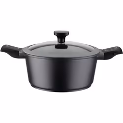 Marmite fonte d'aluminium - GSW - EASY CLICK - 20 cm - Induction - Noir