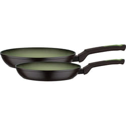 Set de 2 poêles - Induction - GSW - AVOCADO - Ø 24 et 28 cm - Aluminium forgé 3 mm - Vert