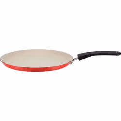 Crêpière avec étaleur - GSW - 456715 - Aluminium - Extérieur rouge siliconé - 26 cm - Tous feux dont induction