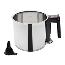 GSW - Bain-marie 16 cm - 1, 5 l - Double paroi et réservoir - Induction - Acier inoxydable