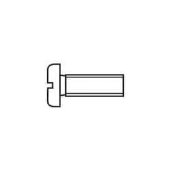 Toolcraft - vis cylindrique 815578 100 pc(s) M2.5 10 mm tête cylindrique plat acier din 84
